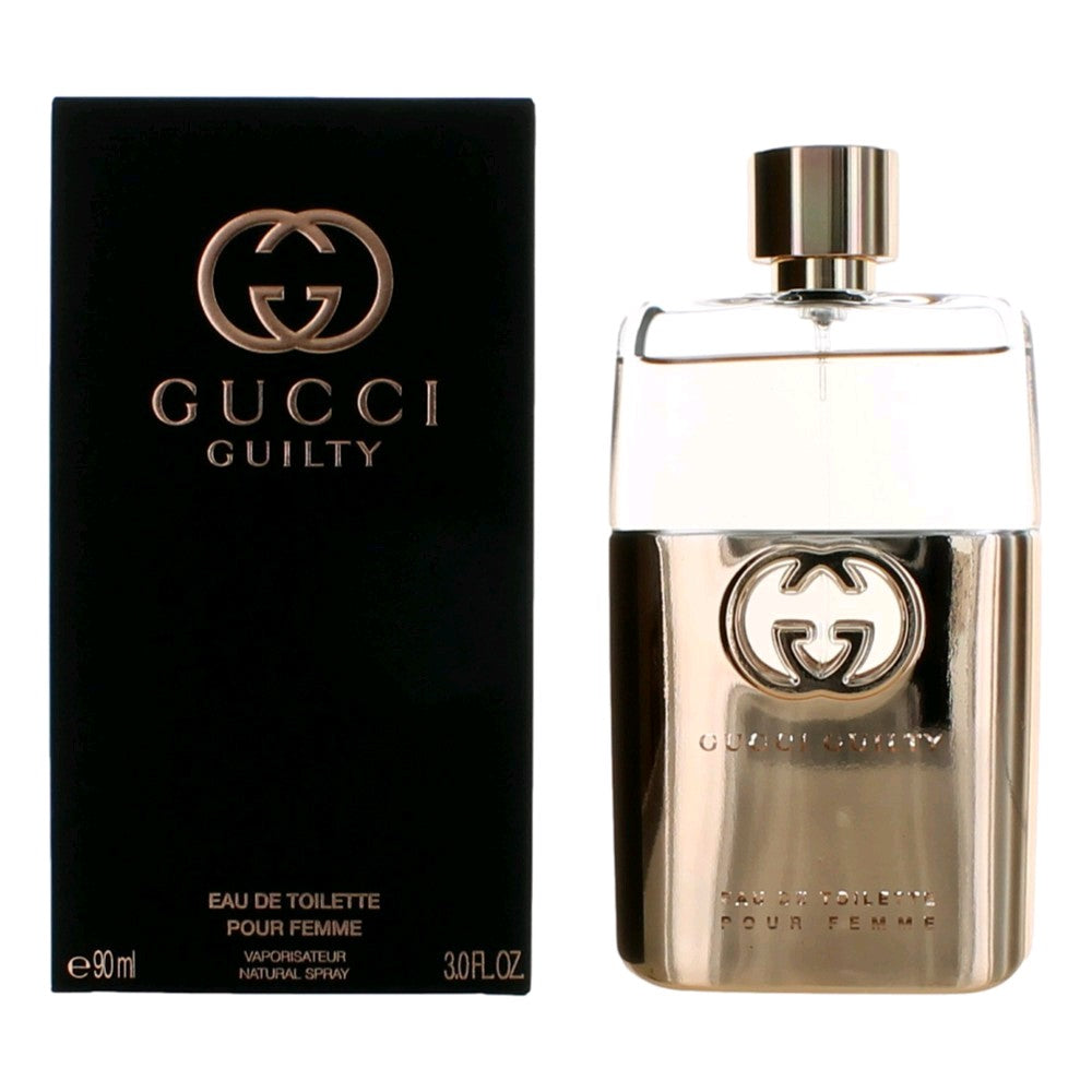 Bottle of Gucci Guilty Pour Femme by Gucci, 3 oz Eau De Toilette Spray for Women